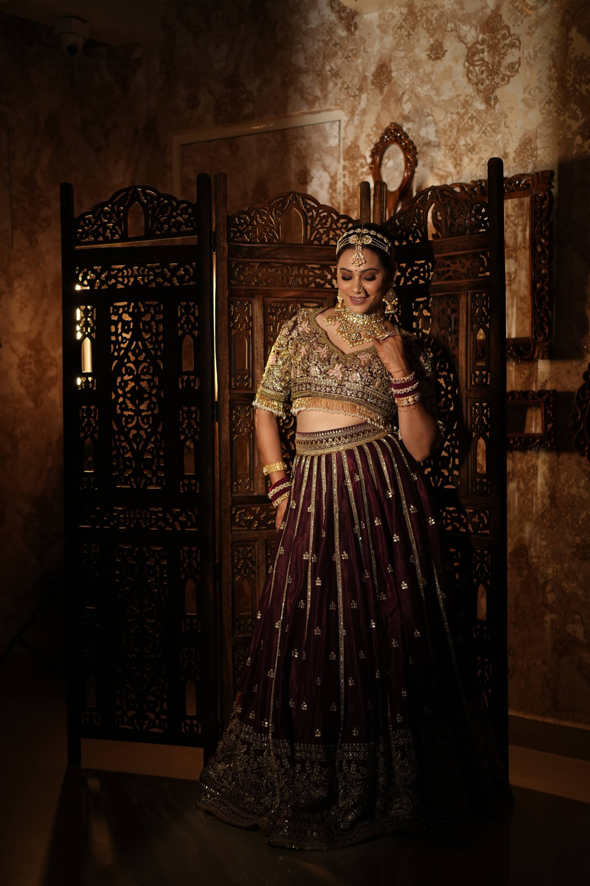 Makeover By Alfina – Bridal Makeup Artist in Pune Bridal makeup look created by Makeover By Alfina, professional makeup artist in Pune.